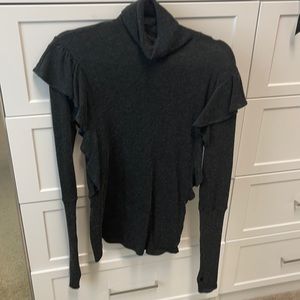 Enzo costa light grey turtleneck sweater